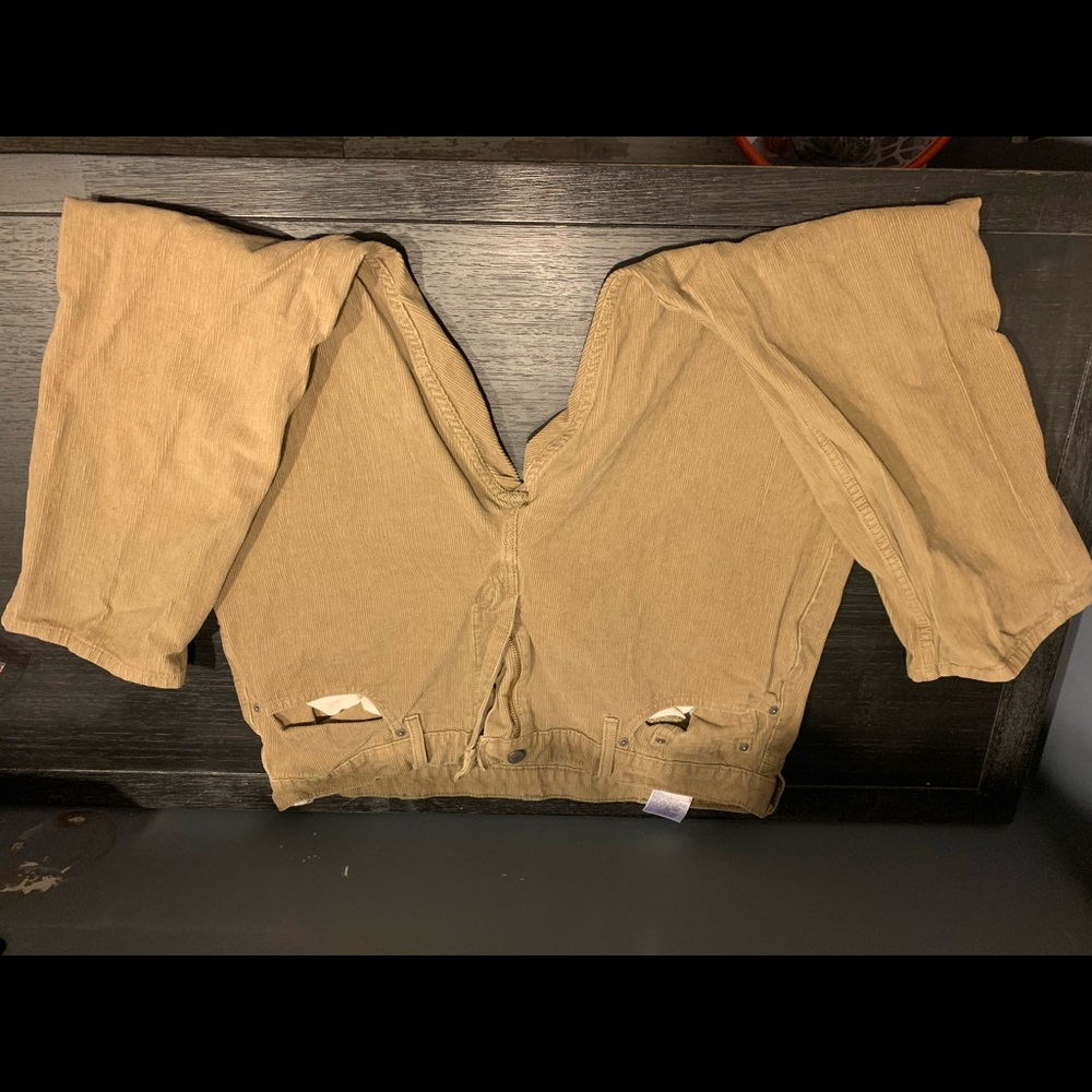 Levi’s 502 38x30 corduroy tan